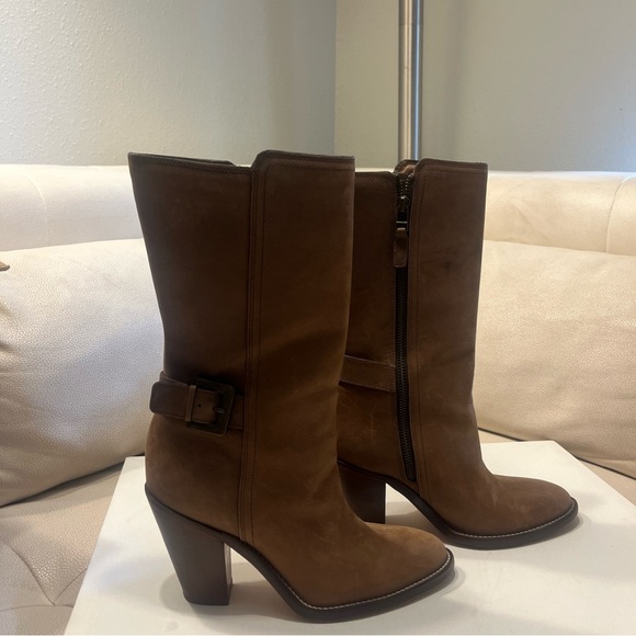 Cole Haan brown suede boots size 8.5 B - Picture 2 of 8